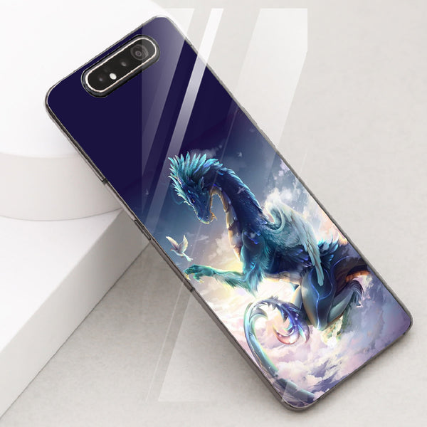 Dragon Tempered Glass Phone Case for Samsung Galaxy A80