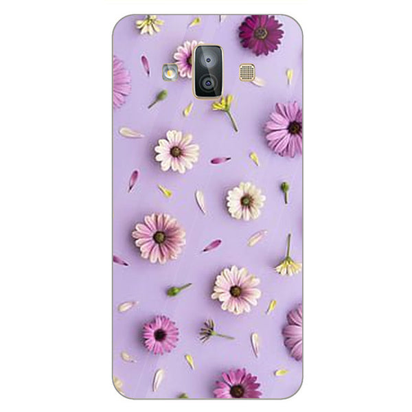 Beautiful Flowers Tempered Glass Phone Case for Samsung Galaxy J7 Duo