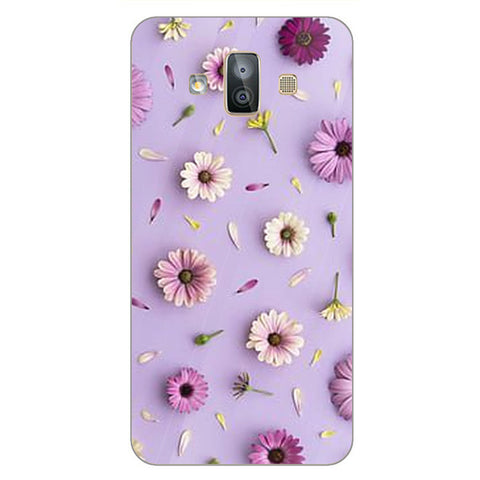 Beautiful Flowers Tempered Glass Phone Case for Samsung Galaxy J7 Duo