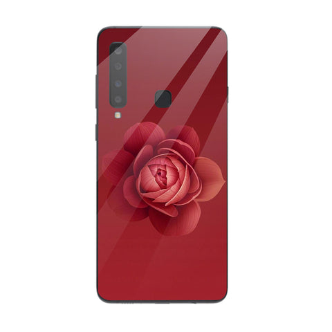 Beautiful Flowers Tempered Glass Phone Case for Samsung Galaxy A9 2018