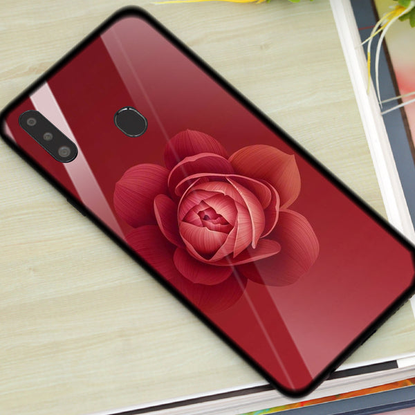 Beautiful Flowers Tempered Glass Phone Case for Samsung