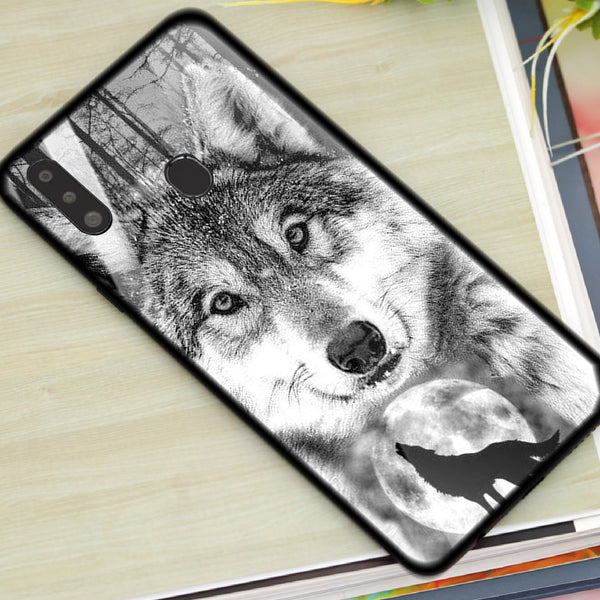Wolf Eyes Tempered Glass Phone Case for Samsung
