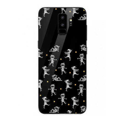 Halloween Skull Tempered Glass Phone Case for Samsung Galaxy S9 Plus