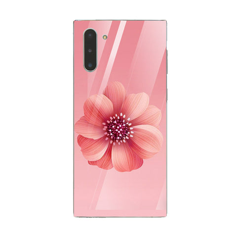 Beautiful Flowers Tempered Glass Phone Case for Samsung Galaxy Note 10