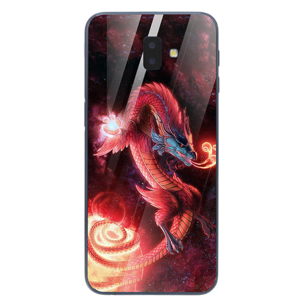 Dragon Tempered Glass Phone Case for Samsung Galaxy J6 Plus