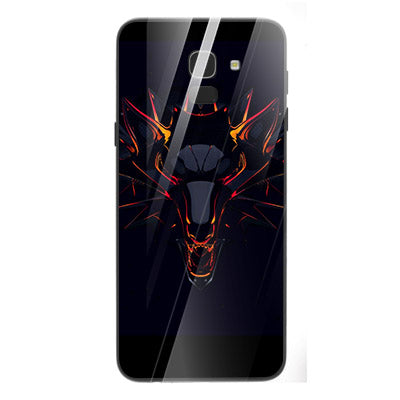 Wolf Eyes Tempered Glass Phone Case for Samsung Galaxy J6 2018