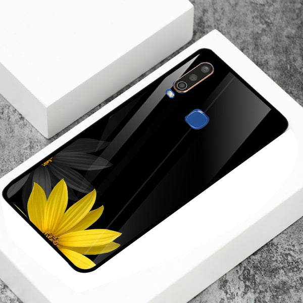 Beautiful Flowers Tempered Glass Phone Case for Vivo Y15