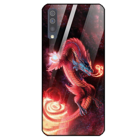 Dragon Tempered Glass Phone Case for Samsung Galaxy A50S