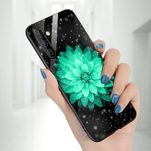 Beautiful Flowers Tempered Glass Phone Case for Samsung Galaxy Note 10
