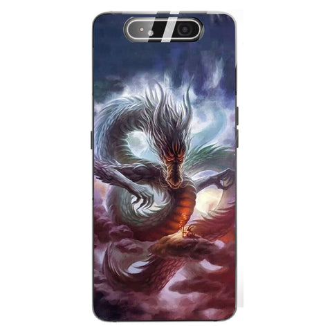 Dragon Tempered Glass Phone Case for Samsung Galaxy A80