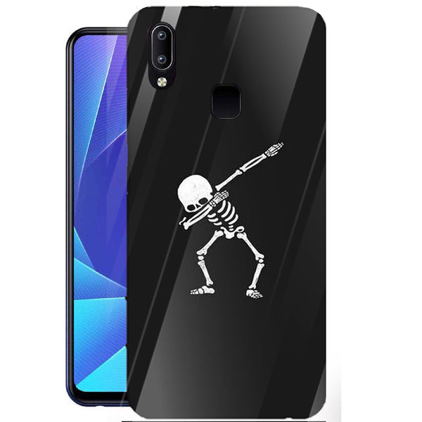 Halloween Skull Tempered Glass Phone Case for Vivo Y95