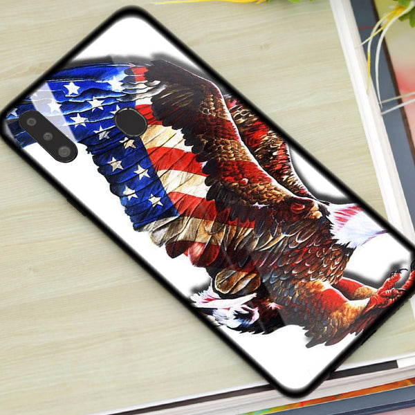Eagle Tempered Glass Phone Case for Samsung