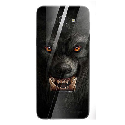 Wolf Eyes Tempered Glass Phone Case for Samsung Galaxy J6 2018