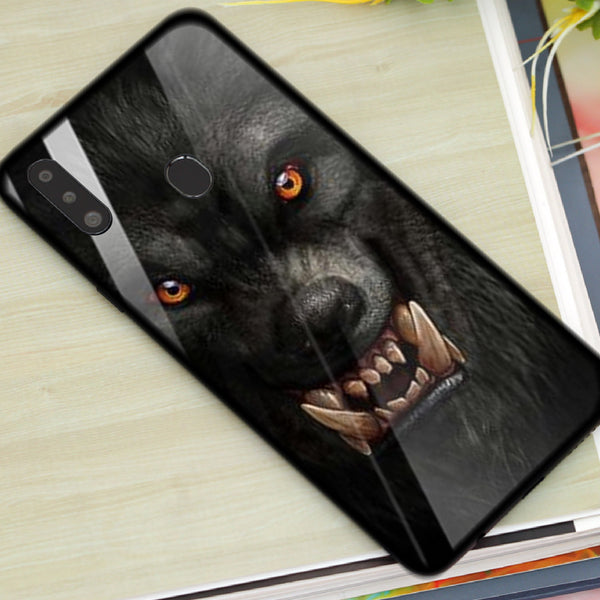 Wolf Eyes Tempered Glass Phone Case for Samsung