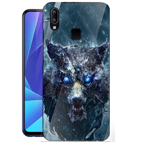 Wolf Eyes Tempered Glass Phone Case for Vivo Y95
