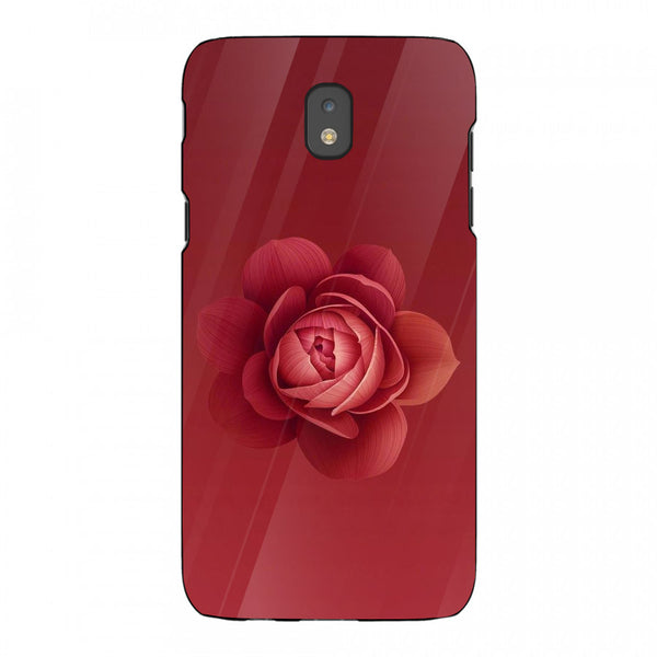 Beautiful Flowers Tempered Glass Phone Case for Samsung Galaxy J5 Pro