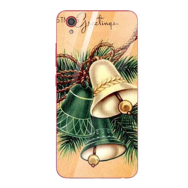 Merry Chrismas Tempered Glass Phone Case for Vivo Y95