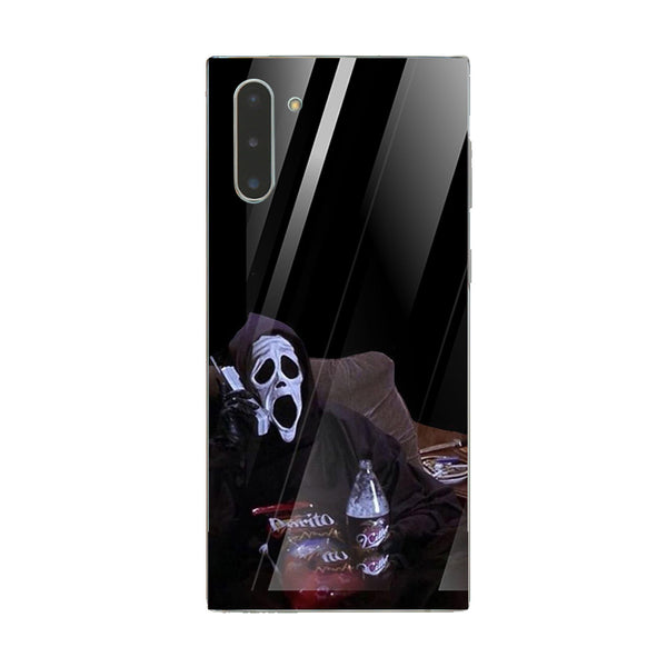 Halloween Skull Tempered Glass Phone Case for Samsung Galaxy Note 10