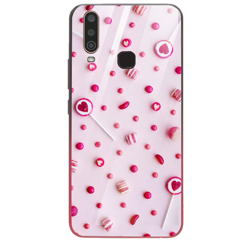 Beautiful Flowers Tempered Glass Phone Case for Vivo Y17