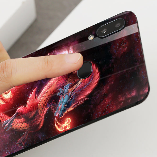 Dragon Tempered Glass Phone Case for Samsung Galaxy A10S