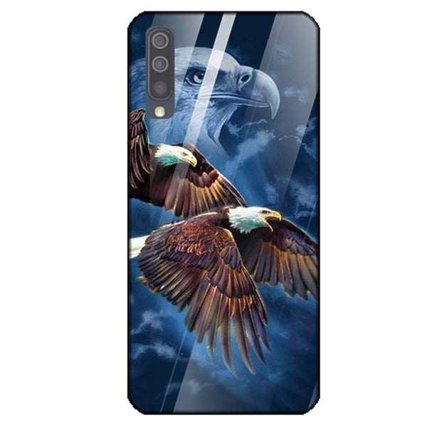 Eagle Tempered Glass Phone Case for Samsung Galaxy A50S