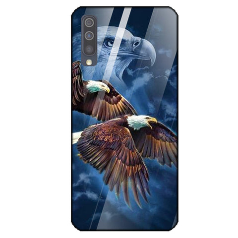 Eagle Tempered Glass Phone Case for Samsung Galaxy A50