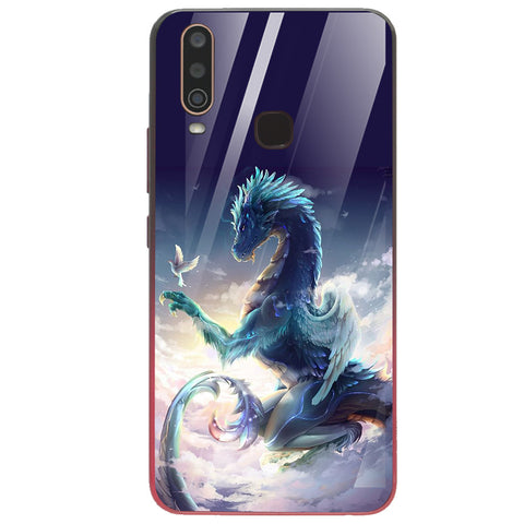 Dragon Tempered Glass Phone Case for Vivo Y17