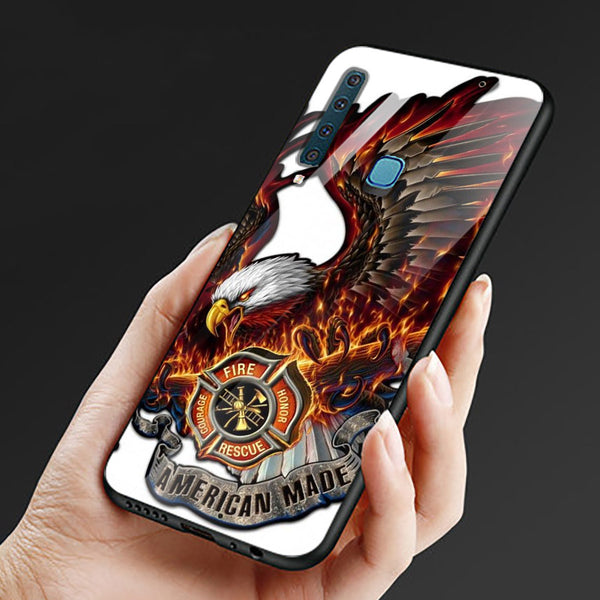 Eagle Tempered Glass Phone Case for Samsung Galaxy A9 2018