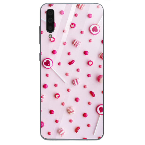 Beautiful Flowers Tempered Glass Phone Case for Samsung Galaxy A70