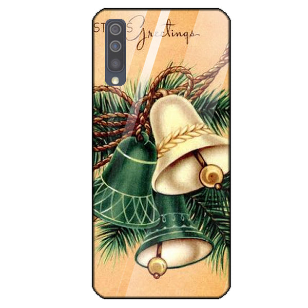 Merry Chrismas Tempered Glass Phone Case for Samsung Galaxy A50S