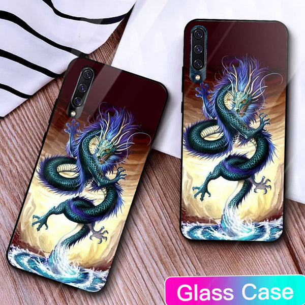 Dragon Tempered Glass Phone Case for Samsung Galaxy A50