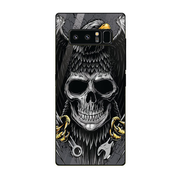 Eagle Tempered Glass Phone Case for Samsung Galaxy Note 8