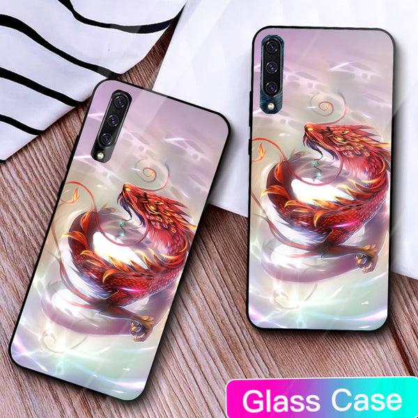 Dragon Tempered Glass Phone Case for Samsung Galaxy A50
