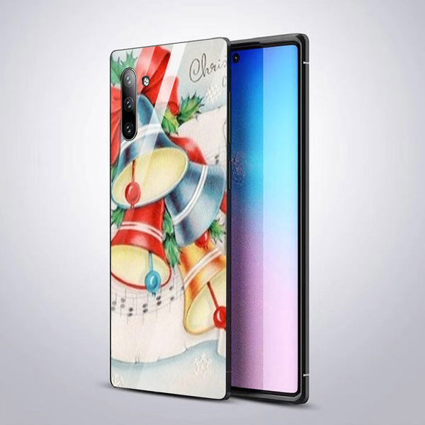 Merry Chrismas Tempered Glass Phone Case for Samsung Galaxy Note 10