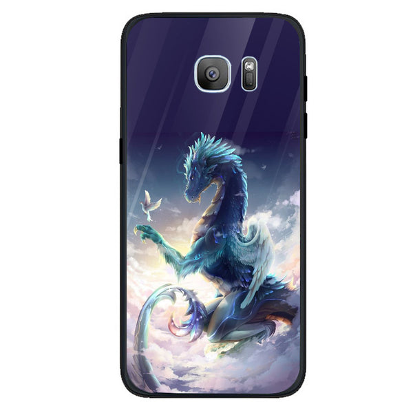 Dragon Tempered Glass Phone Case for Samsung Galaxy S7 Edge