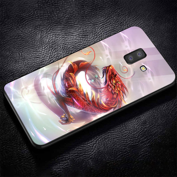 Dragon Tempered Glass Phone Case for Samsung Galaxy J6 Plus