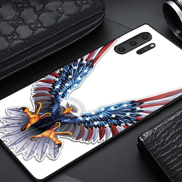 Eagle Tempered Glass Phone Case for Samsung Galaxy Note 10 Plus
