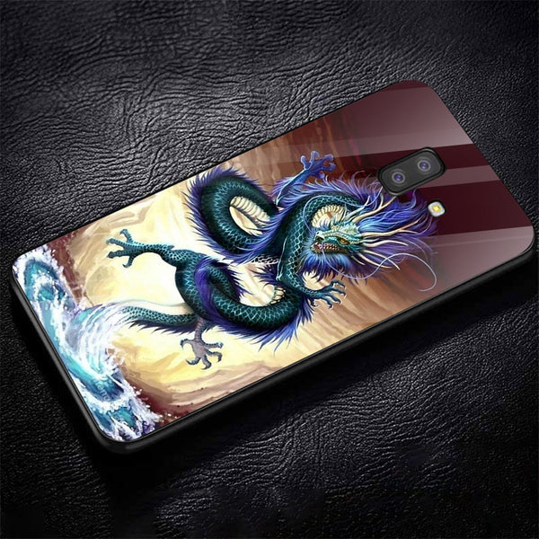 Dragon Tempered Glass Phone Case for Samsung Galaxy J6 Plus