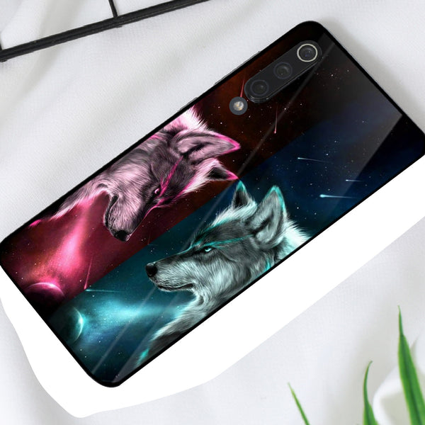 Wolf Eyes Tempered Glass Phone Case for Xiaomi Mi 9 SE