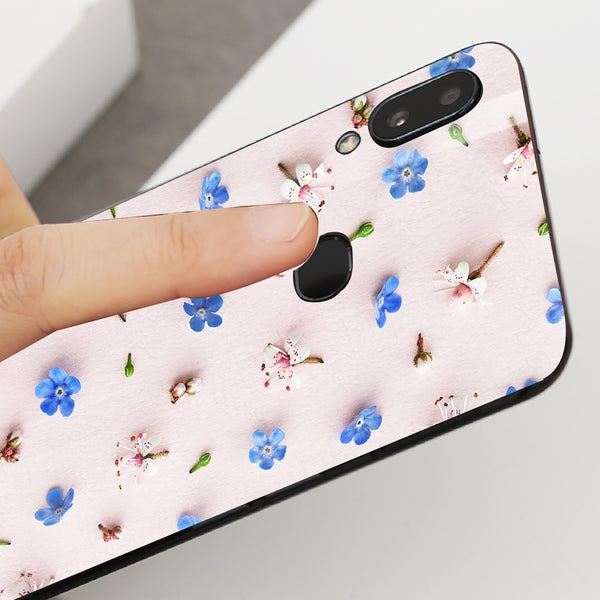 Beautiful Flowers Tempered Glass Phone Case for Samsung Galaxy A10S