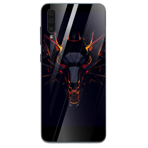 Wolf Eyes Tempered Glass Phone Case for Samsung Galaxy A70