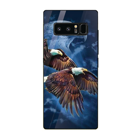 Eagle Tempered Glass Phone Case for Samsung Galaxy Note 8