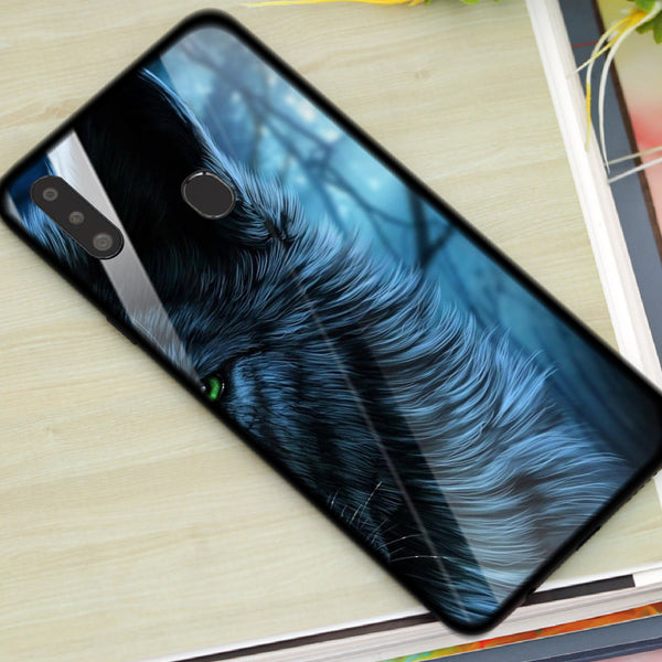 Wolf Eyes Tempered Glass Phone Case for Samsung