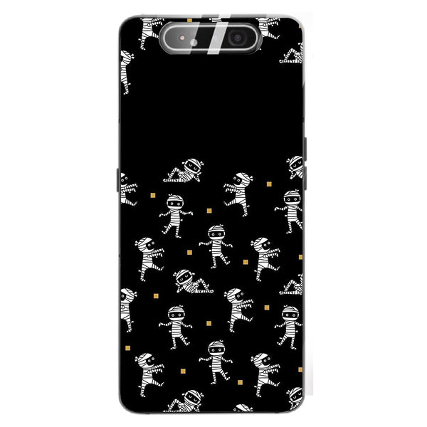 Halloween Skull Tempered Glass Phone Case for Samsung Galaxy A80