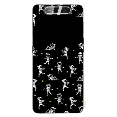 Halloween Skull Tempered Glass Phone Case for Samsung Galaxy A80