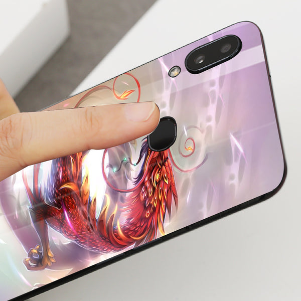 Dragon Tempered Glass Phone Case for Samsung Galaxy A10S