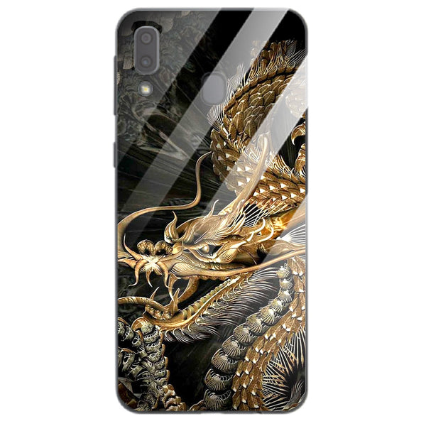 Dragon Tempered Glass Phone Case for Samsung Galaxy M20