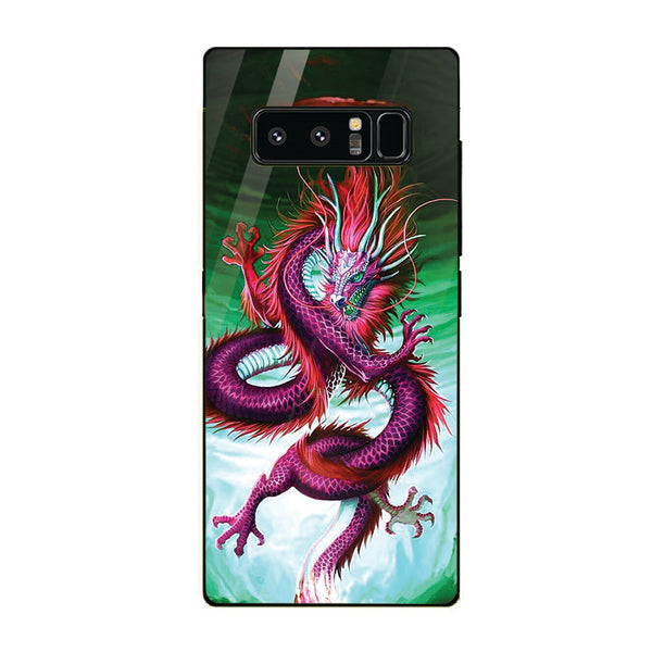 Dragon Tempered Glass Phone Case for Samsung Galaxy Note 8