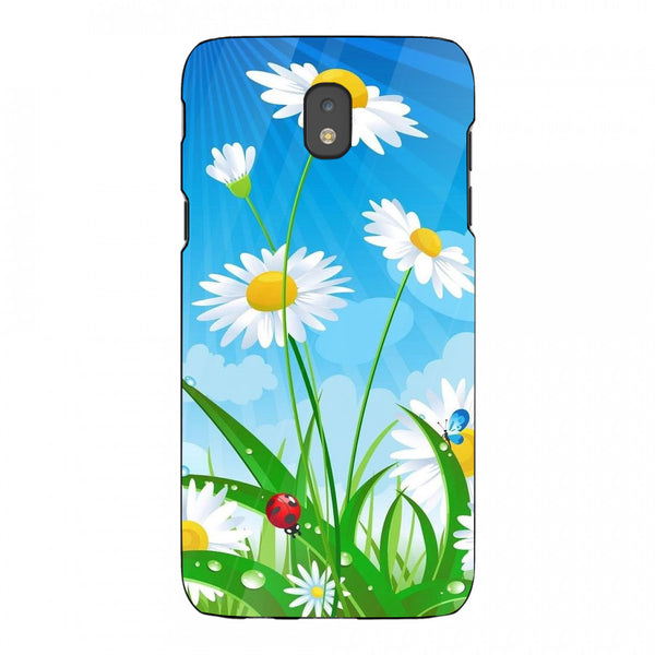 Beautiful Flowers Tempered Glass Phone Case for Samsung Galaxy J5 Pro