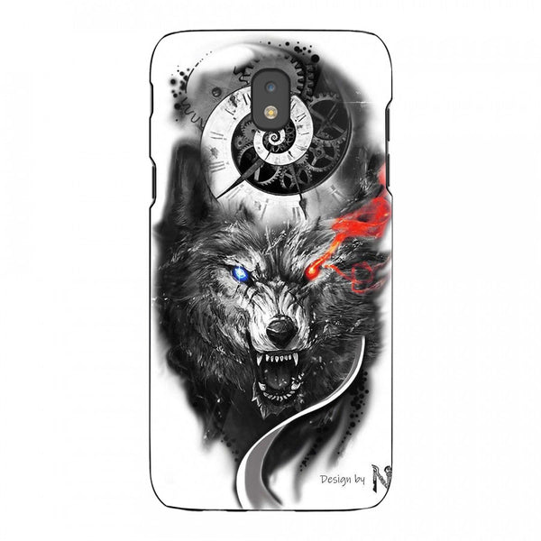 Wolf Eyes Tempered Glass Phone Case for Samsung Galaxy J5 Pro